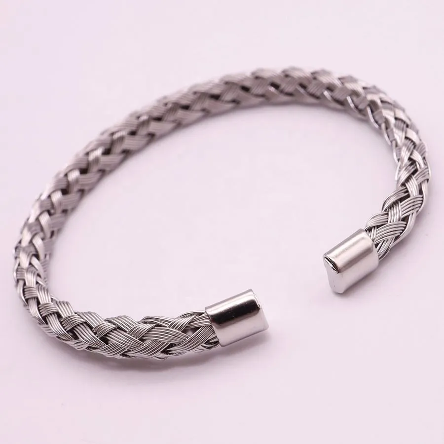 Adjustable Stainless Steel Wrist Bracelet For Men & Boy (Free Size)