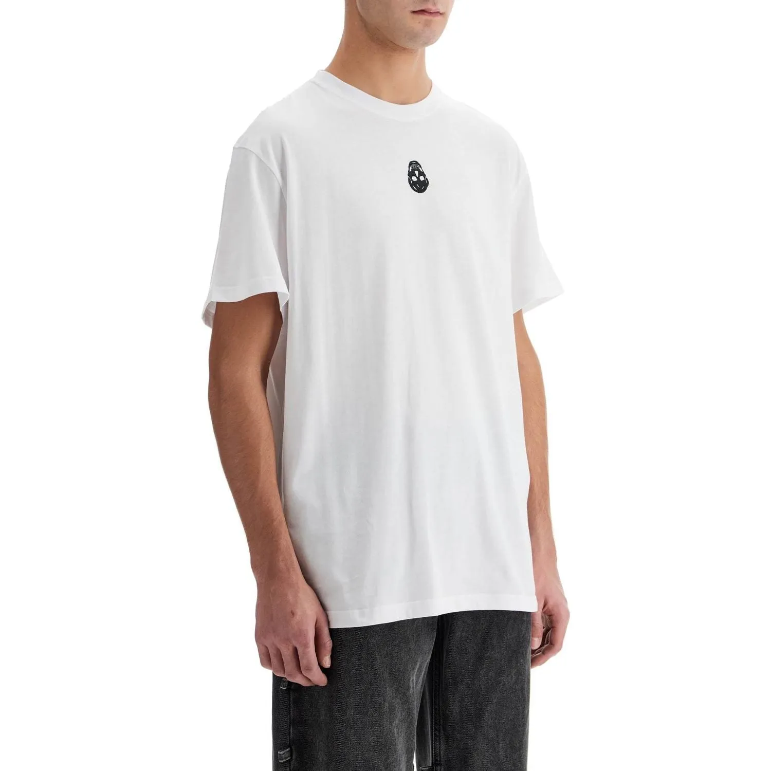 Alexander Mcqueen skull embroidered t-shirt