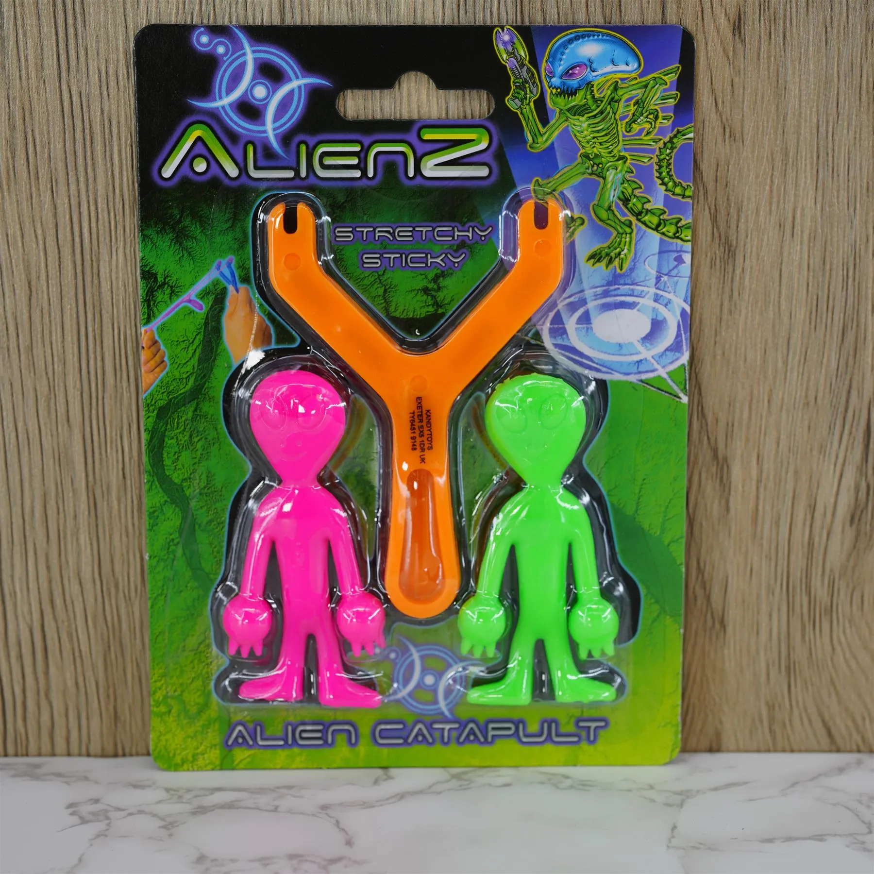 Alien Catapult Stretchy Sticky Slingshot