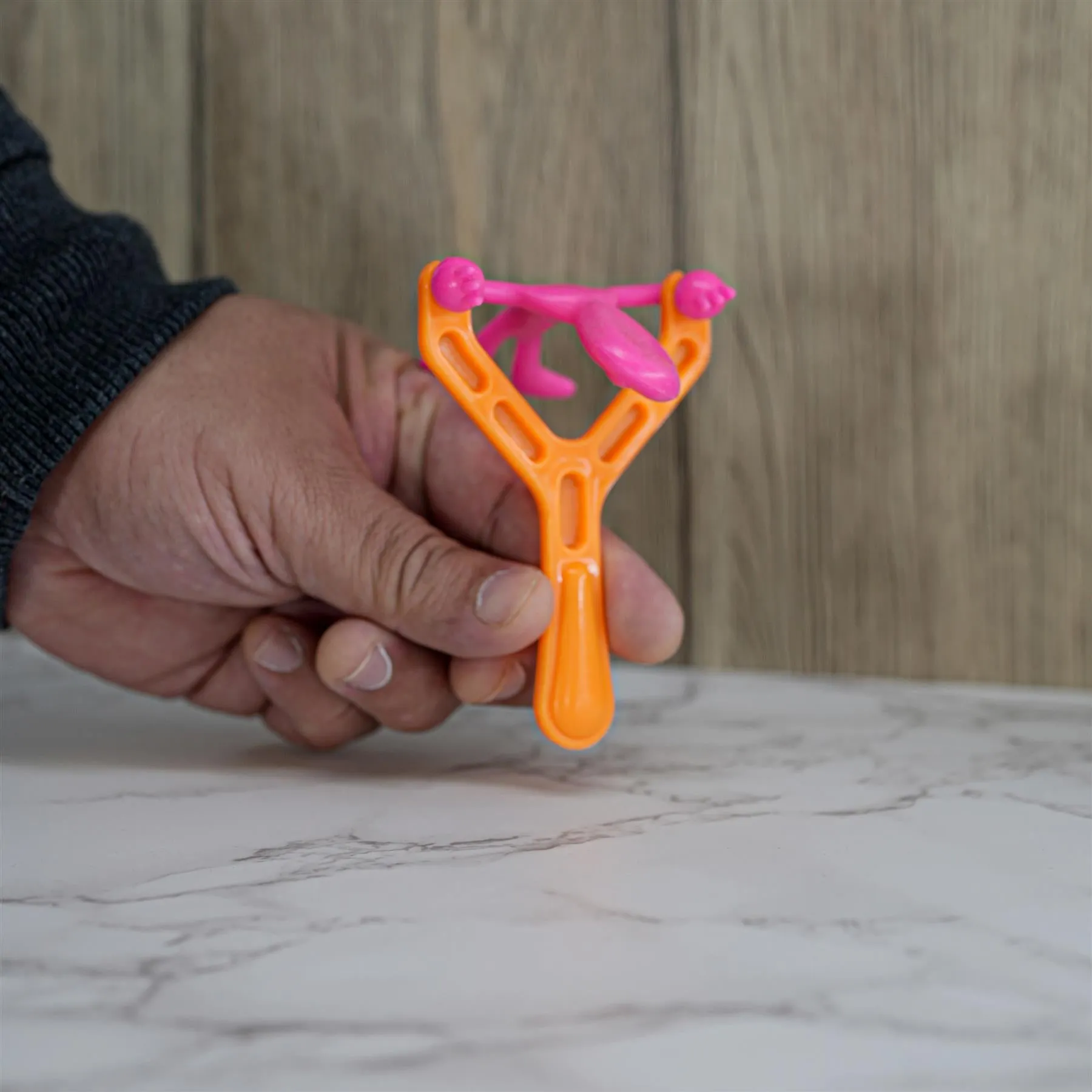 Alien Catapult Stretchy Sticky Slingshot