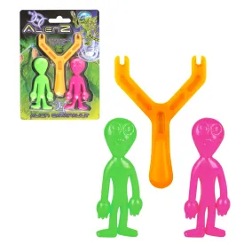 Alien Catapult Stretchy Sticky Slingshot