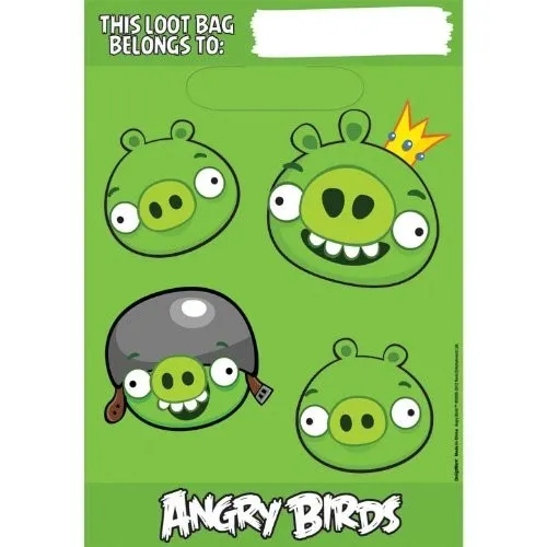 Angry Birds Loot Bags 8pk