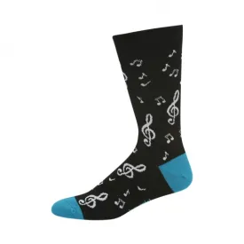 Beethoven Men's Bamboo Crew Socks