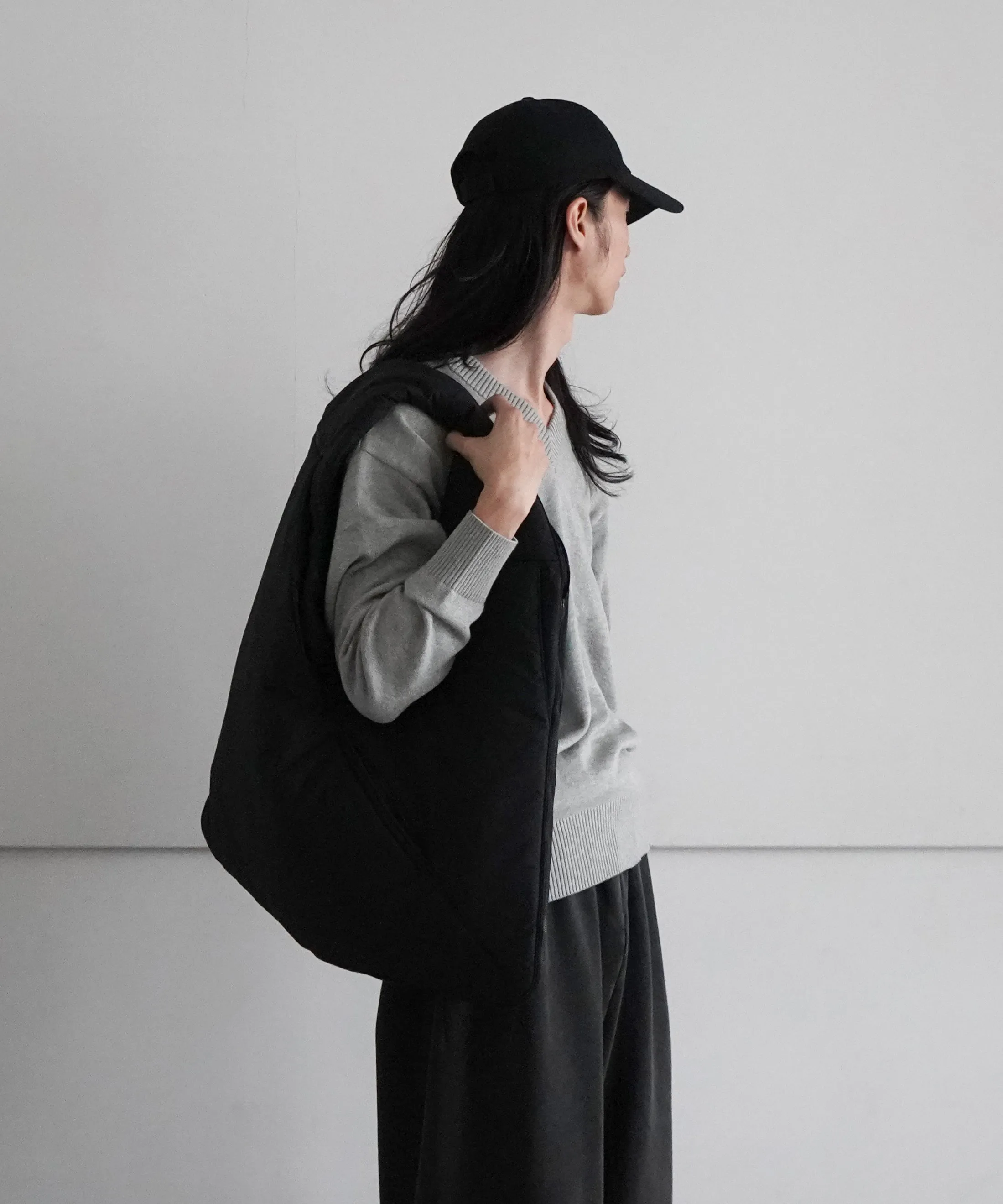 beta post vest bag "BLACK"