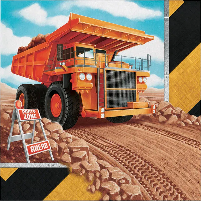 Big Dig Construction 51 Piece Birthday Kit for 8