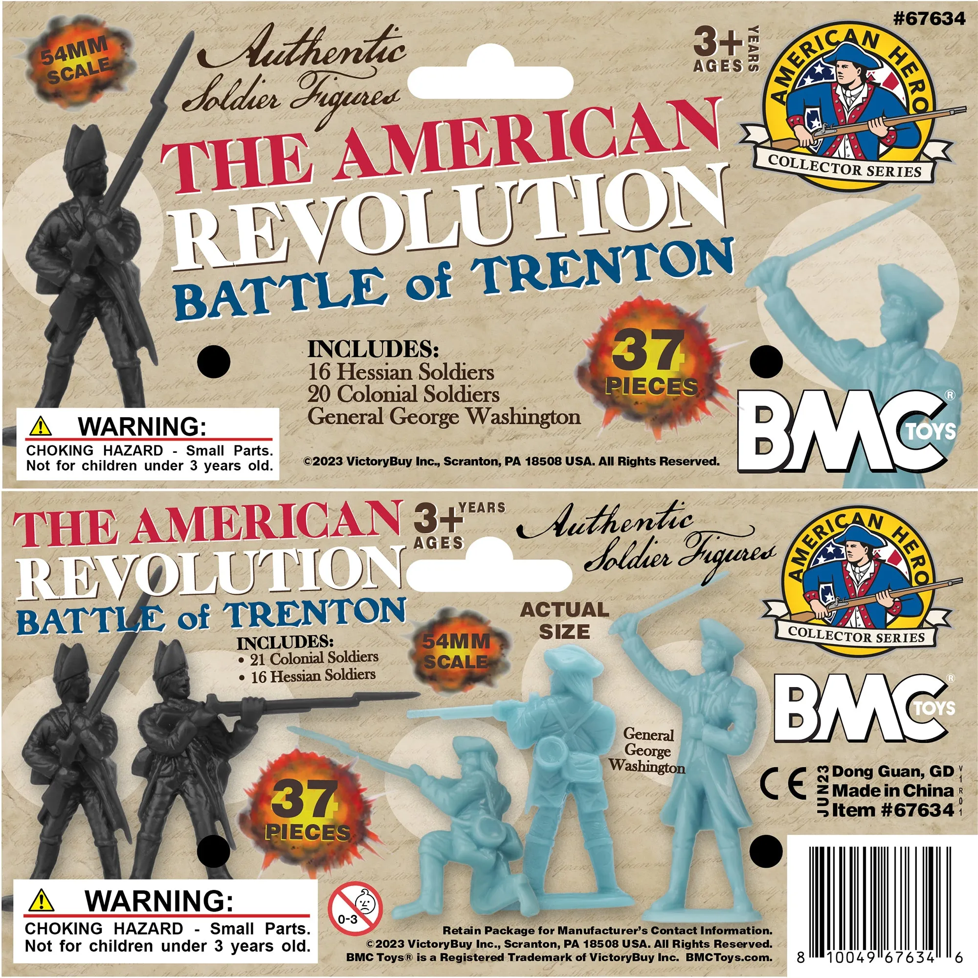 BMC Revolutionary War Battle of Trenton - Plastic Army Men Soldier Figures