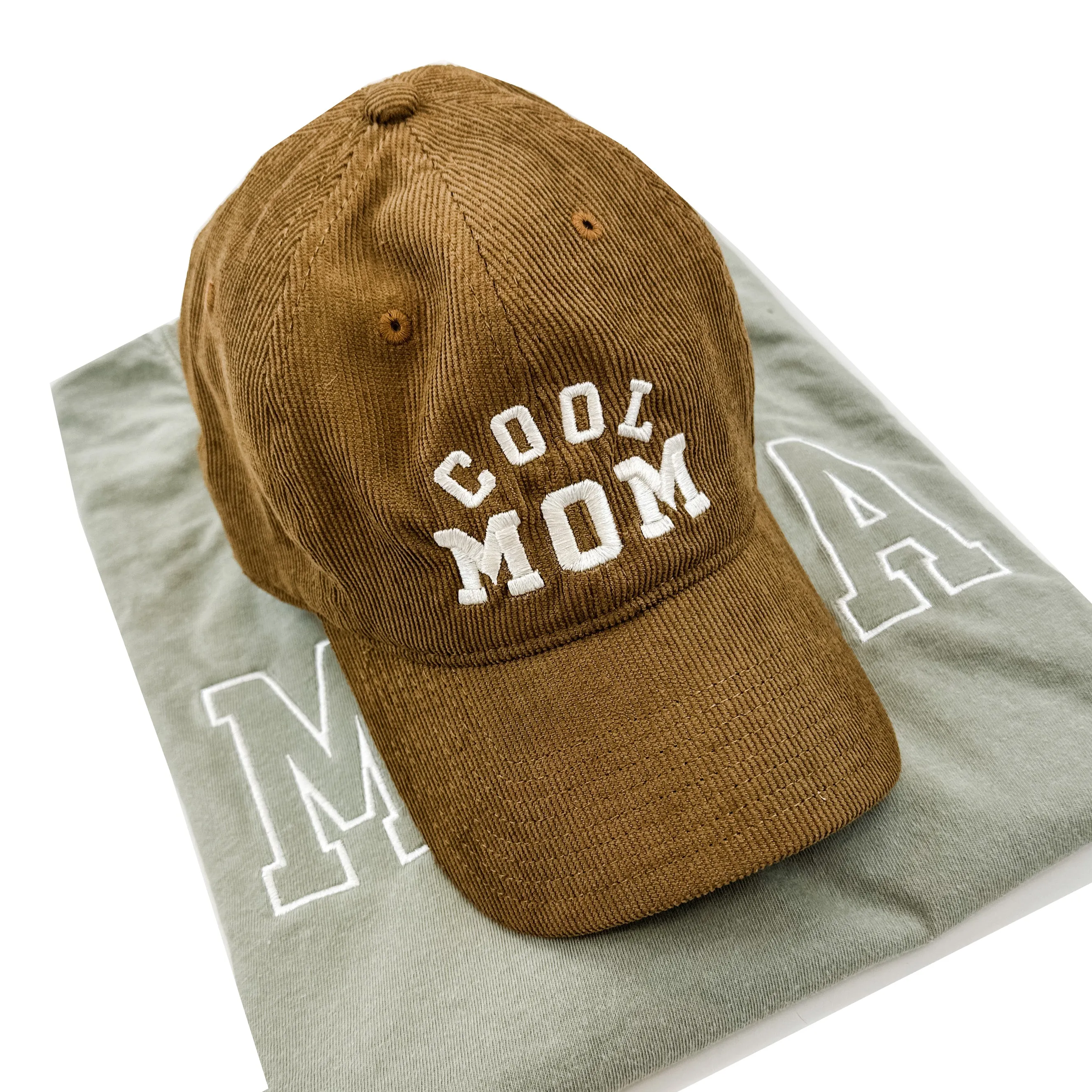 Brown Corduroy - COOL MOM Hat