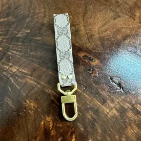 Brown Gucci GG - Canvas Keychain