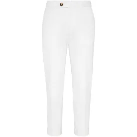 Brunello Cucinelli Trousers White