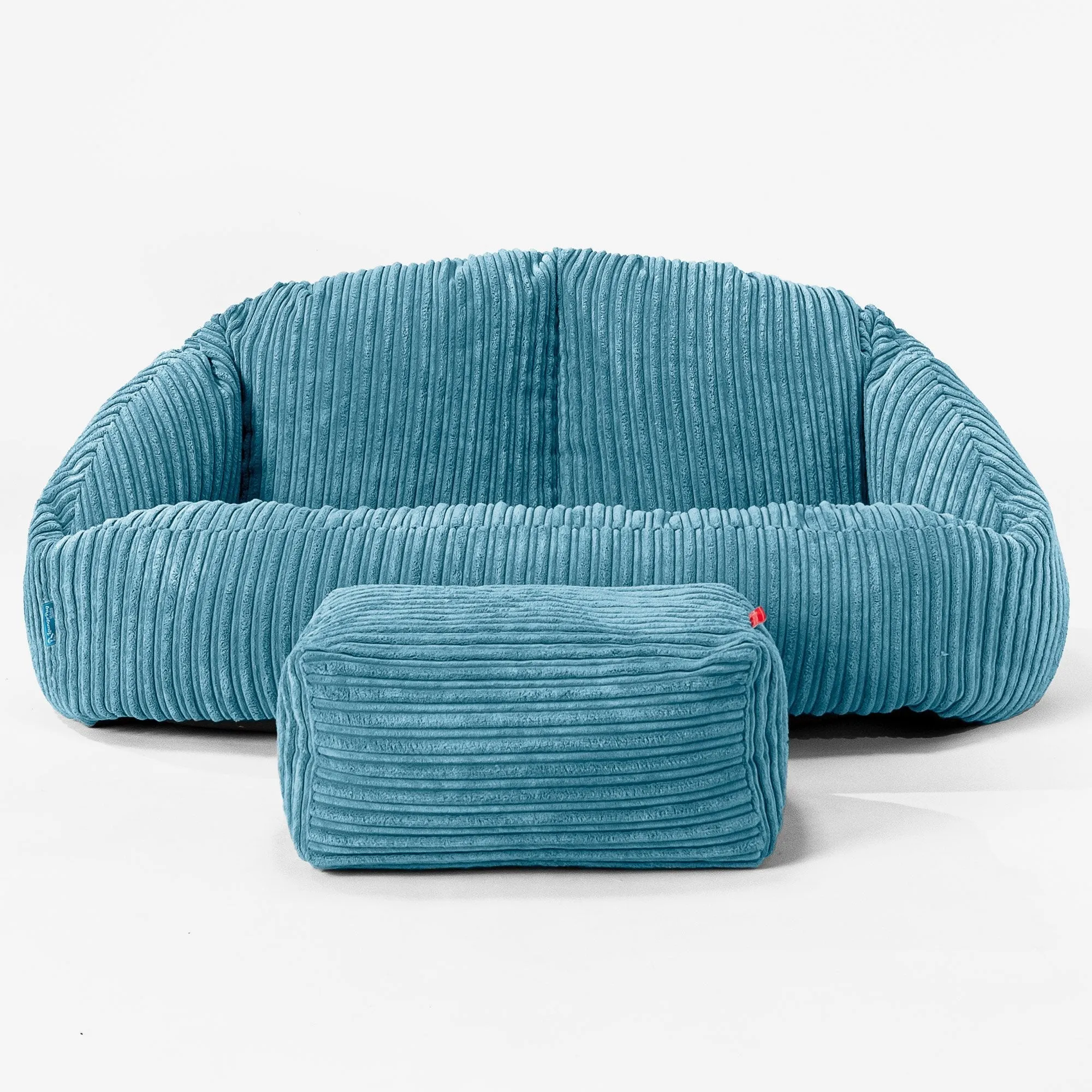 Bubble Kids Sofa Bean Bag 2-6 yr - Cord Aegean Blue