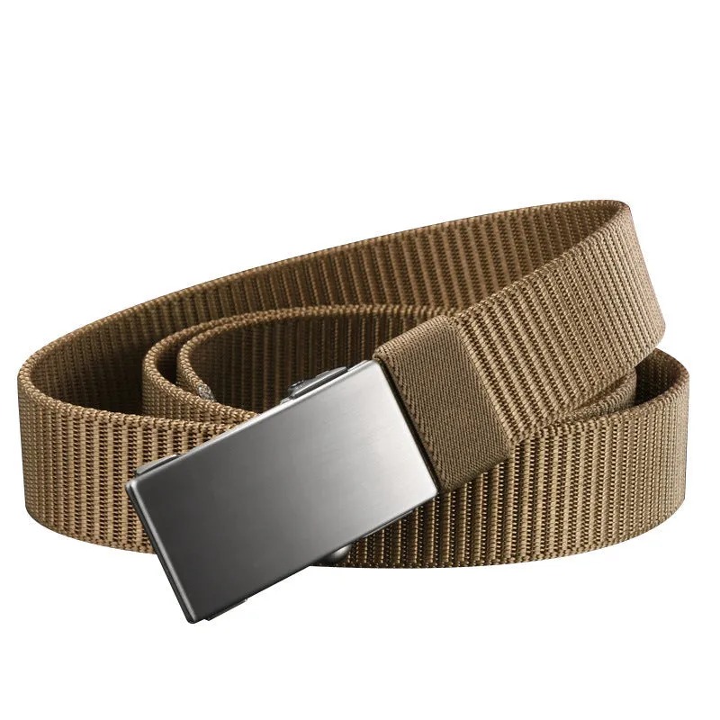 Buckle Belt Nylon Canvas Belt Outdoor Leisure Breathable Belt