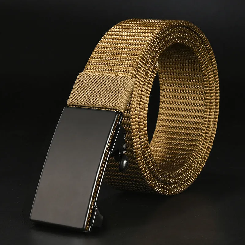 Buckle Belt Nylon Canvas Belt Outdoor Leisure Breathable Belt