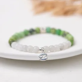 Cancer Birthstone Gemstone Bracelet