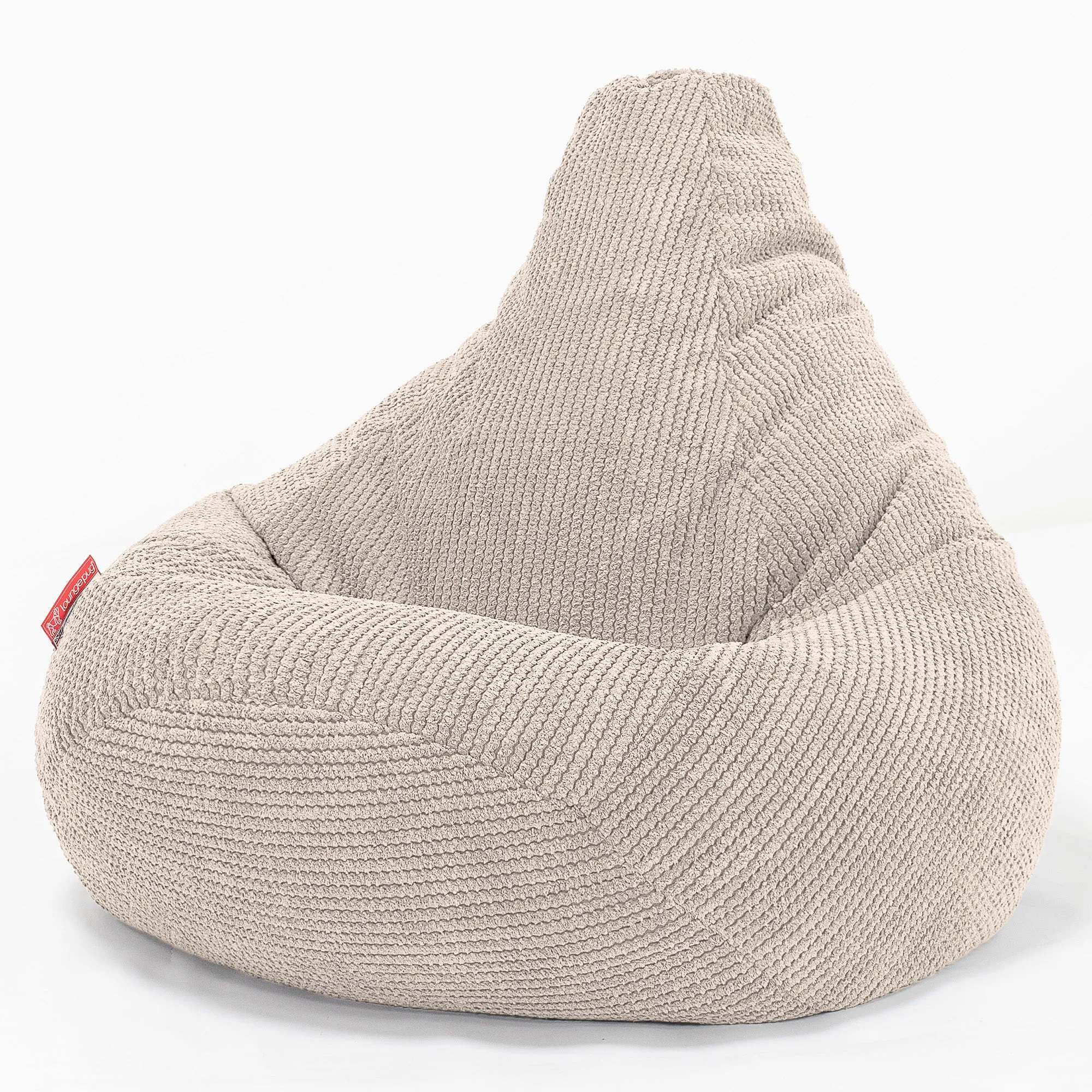 Children's Gaming Bean Bag Chair 6-14 yr - Pom Pom Ivory