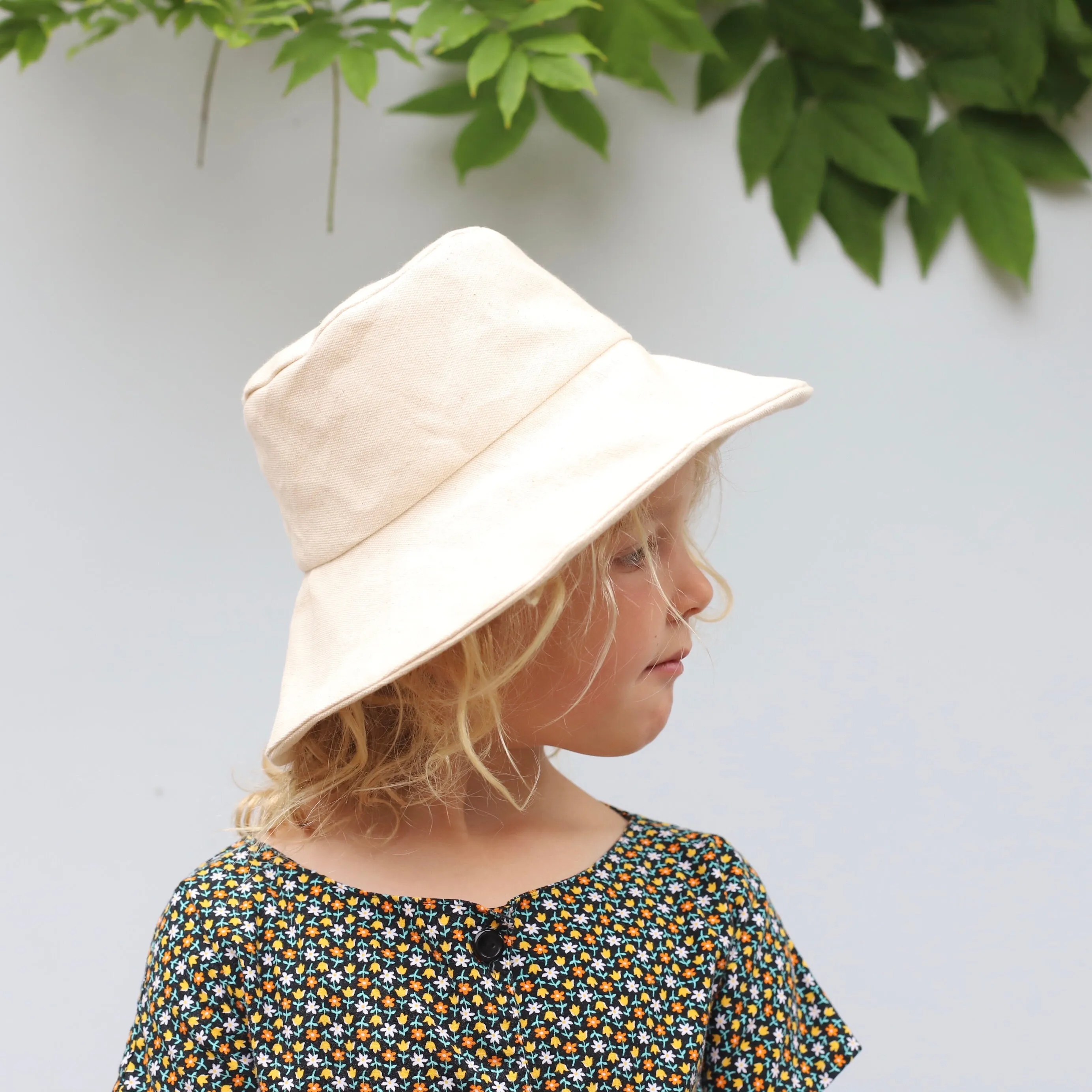 Child's Canvas Hat | Natural