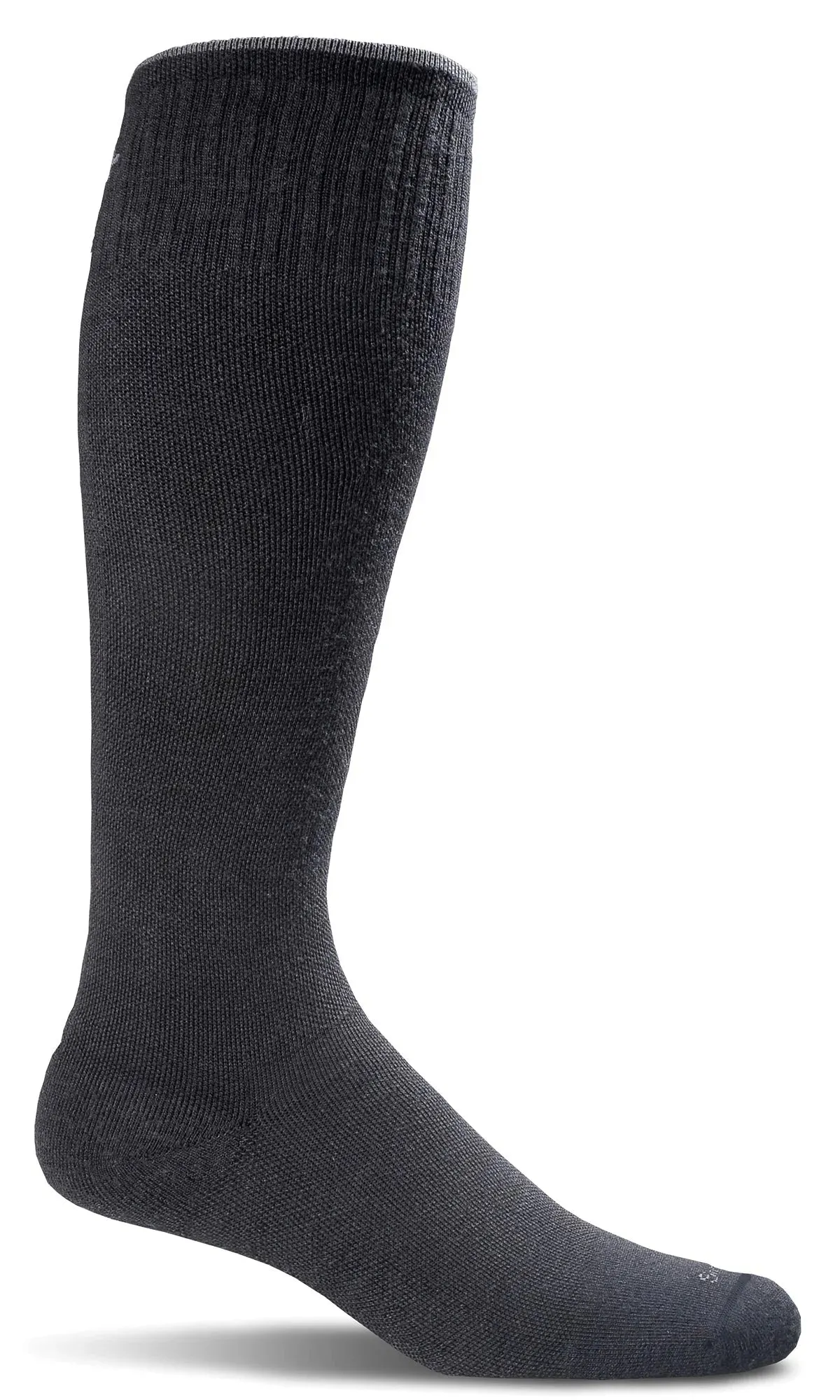 Circulator Men's Bamboo/Merino Moderate Graduated Compression Sock in Black