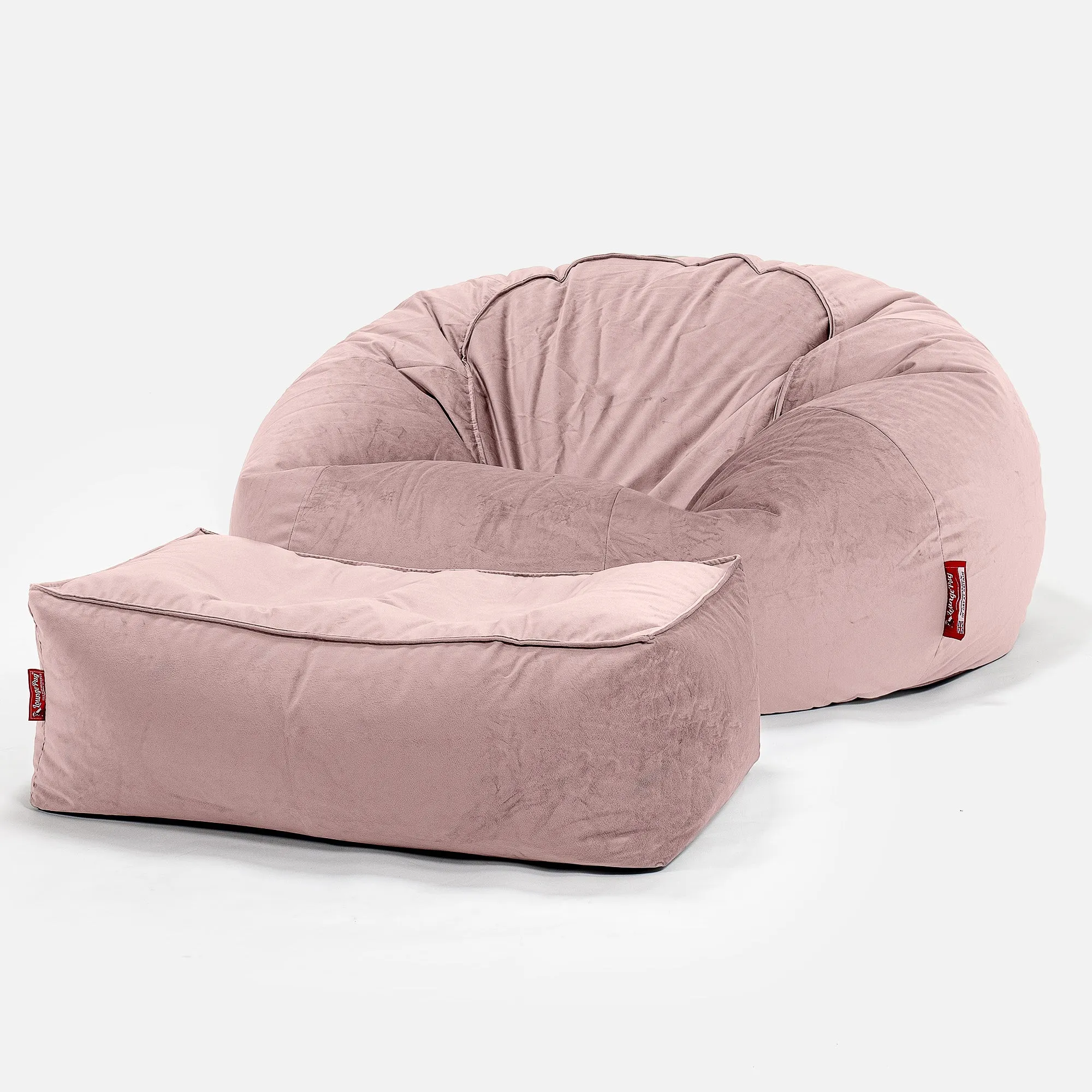 Classic Sofa Bean Bag - Velvet Rose Pink