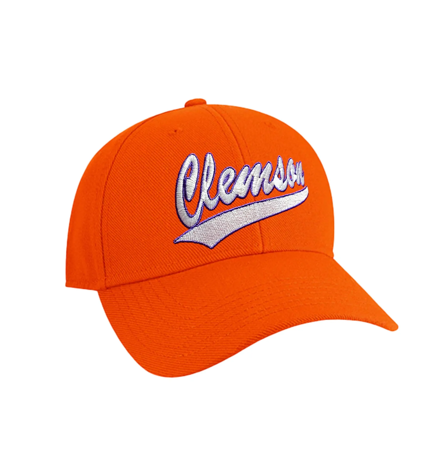 Clemson Swoosh Twill Hat- (Multiple Colors)