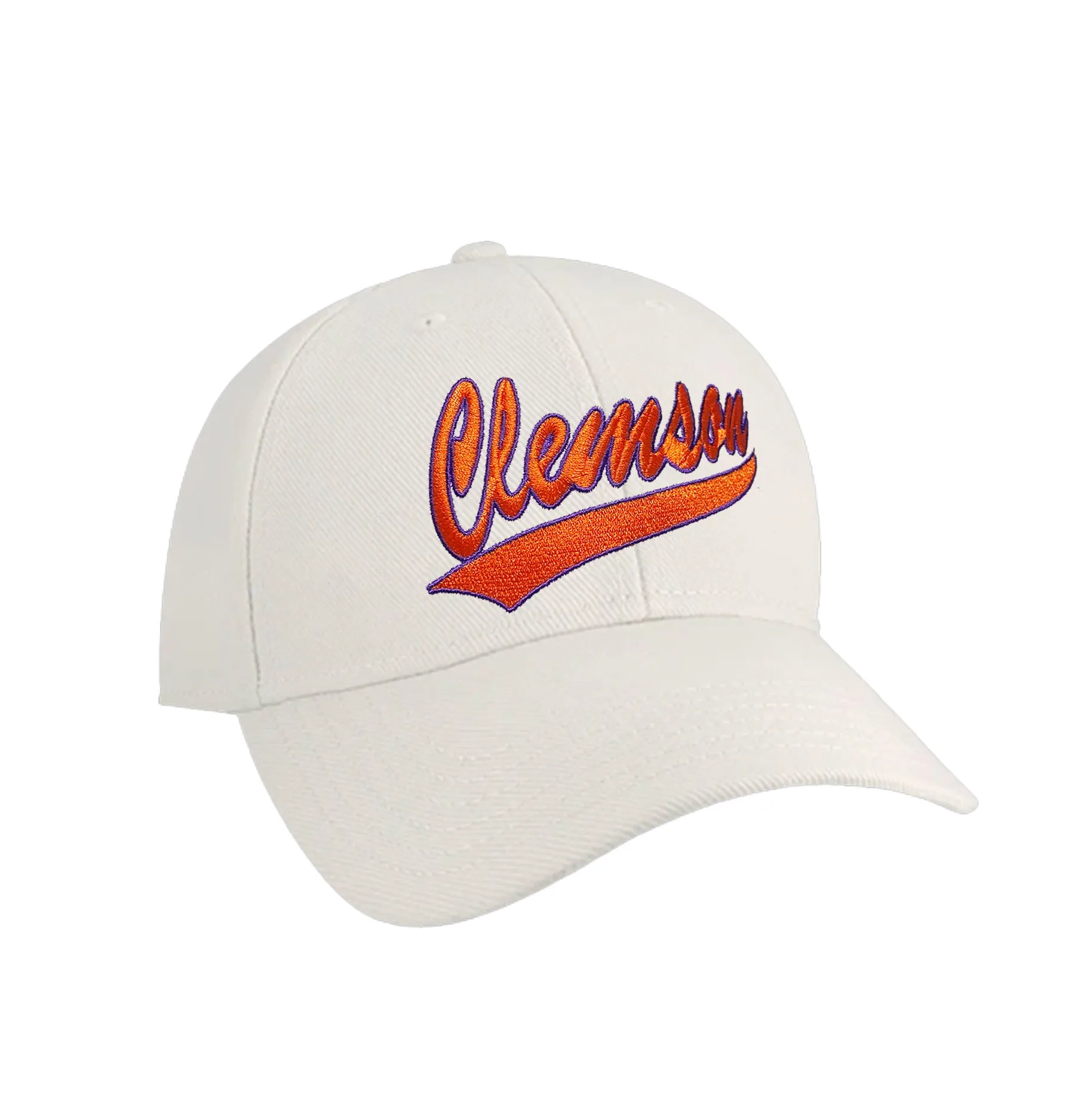 Clemson Swoosh Twill Hat- (Multiple Colors)