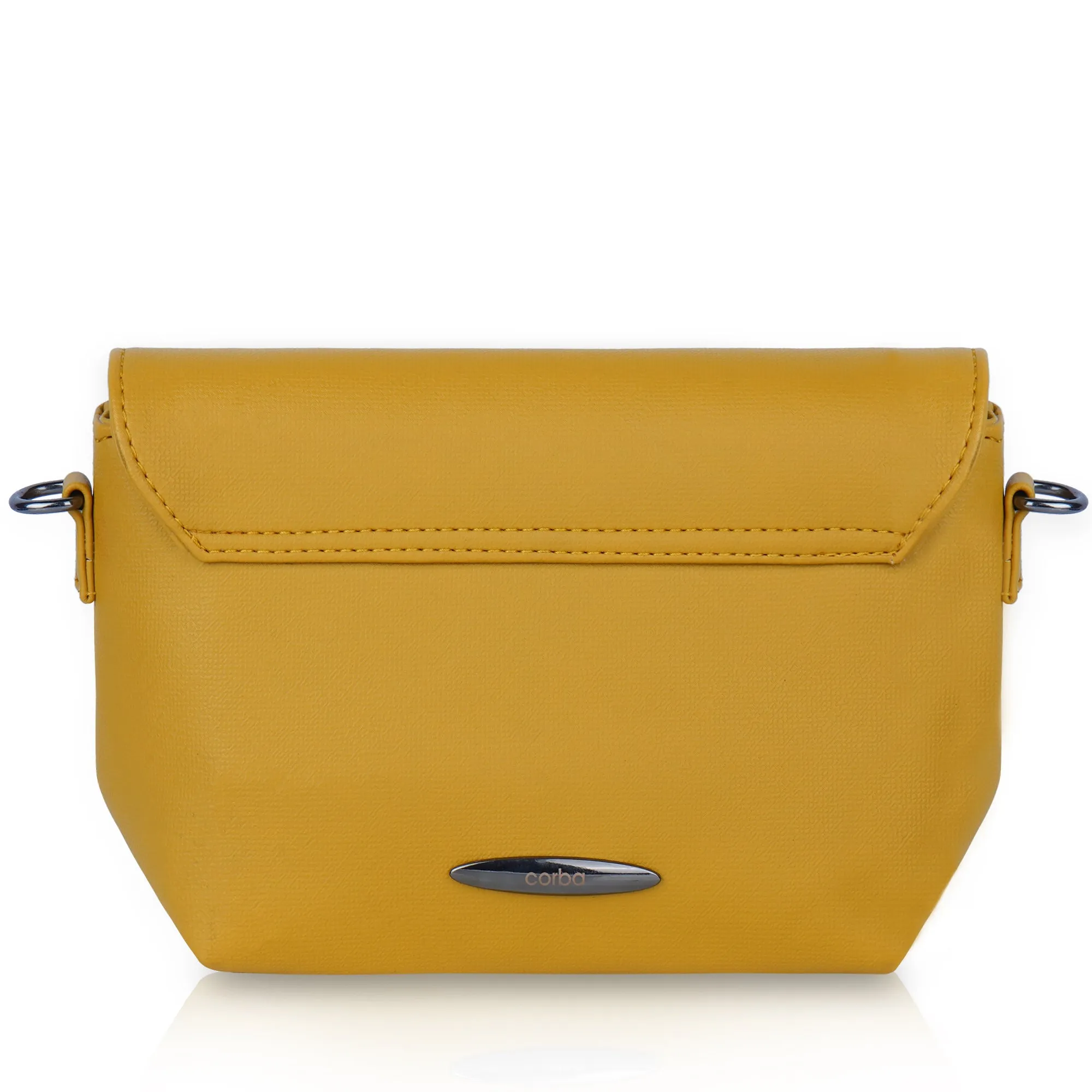 Corba Stylish Sling Bag Saffron Yellow