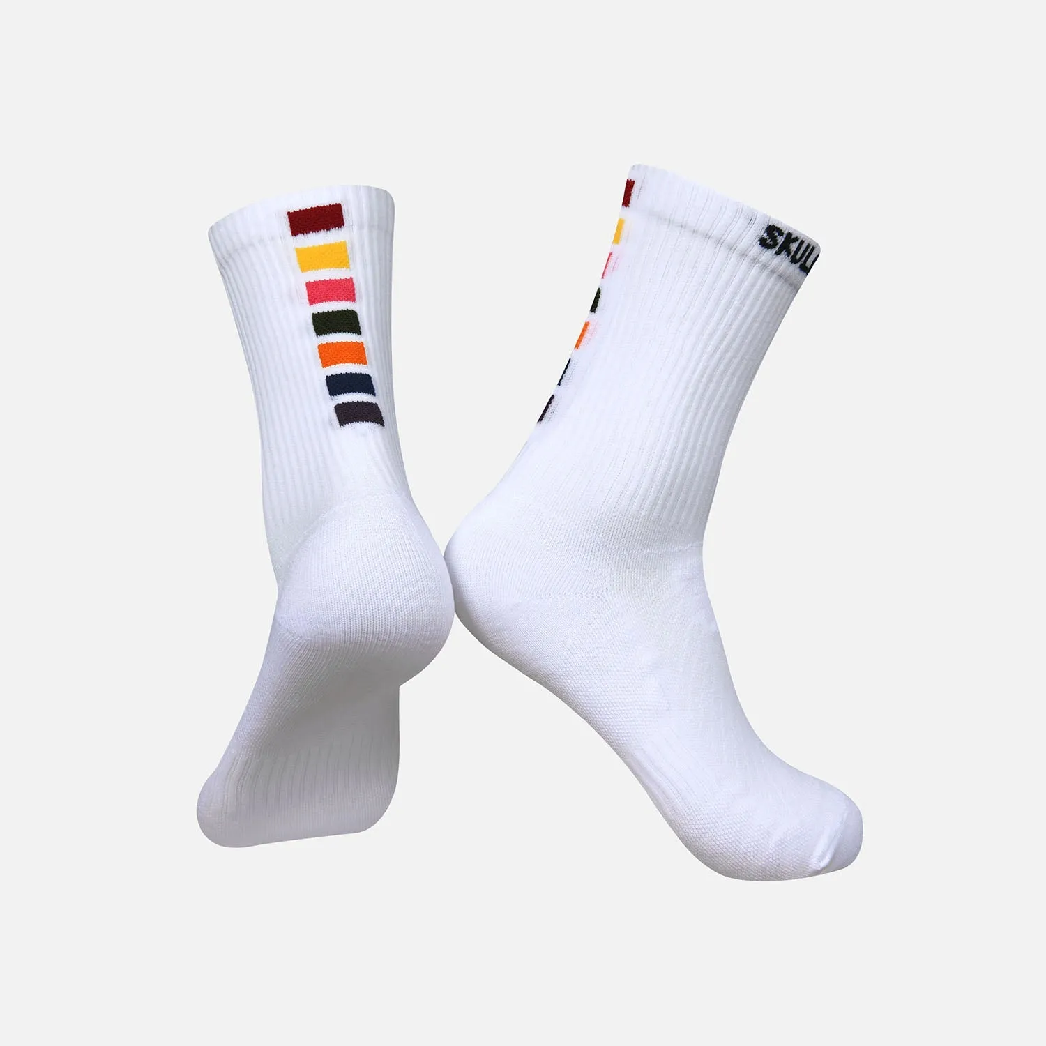 Cotton Blend Socks White Holiday II A