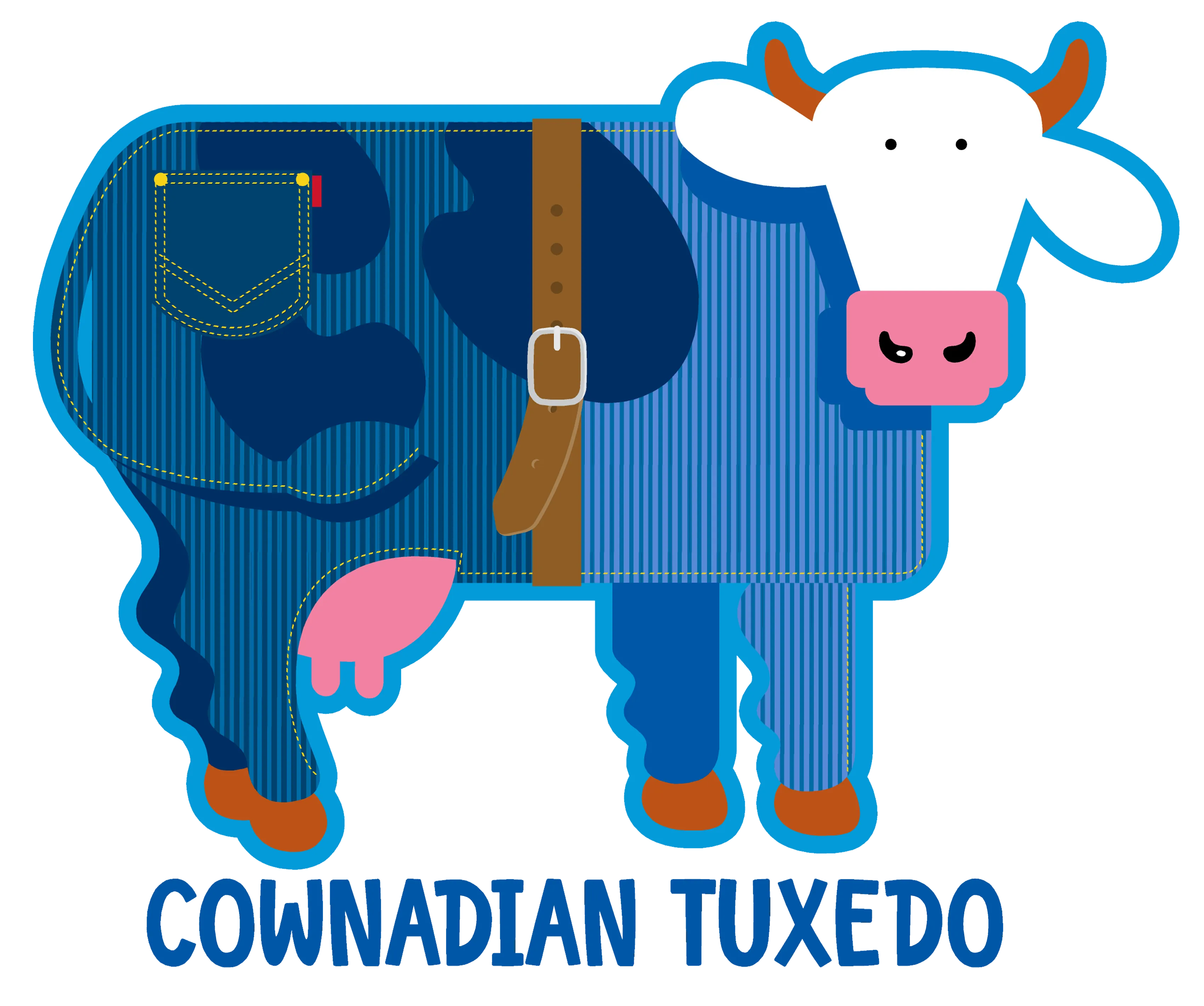 COWnadian Tuxedo Adult/Youth/Kids T