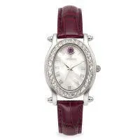 Croton Womens Stainless Steel February Birthstone Watch