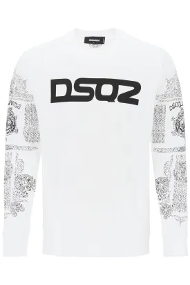 Dsquared2 long-sleeved t-shirt with prints