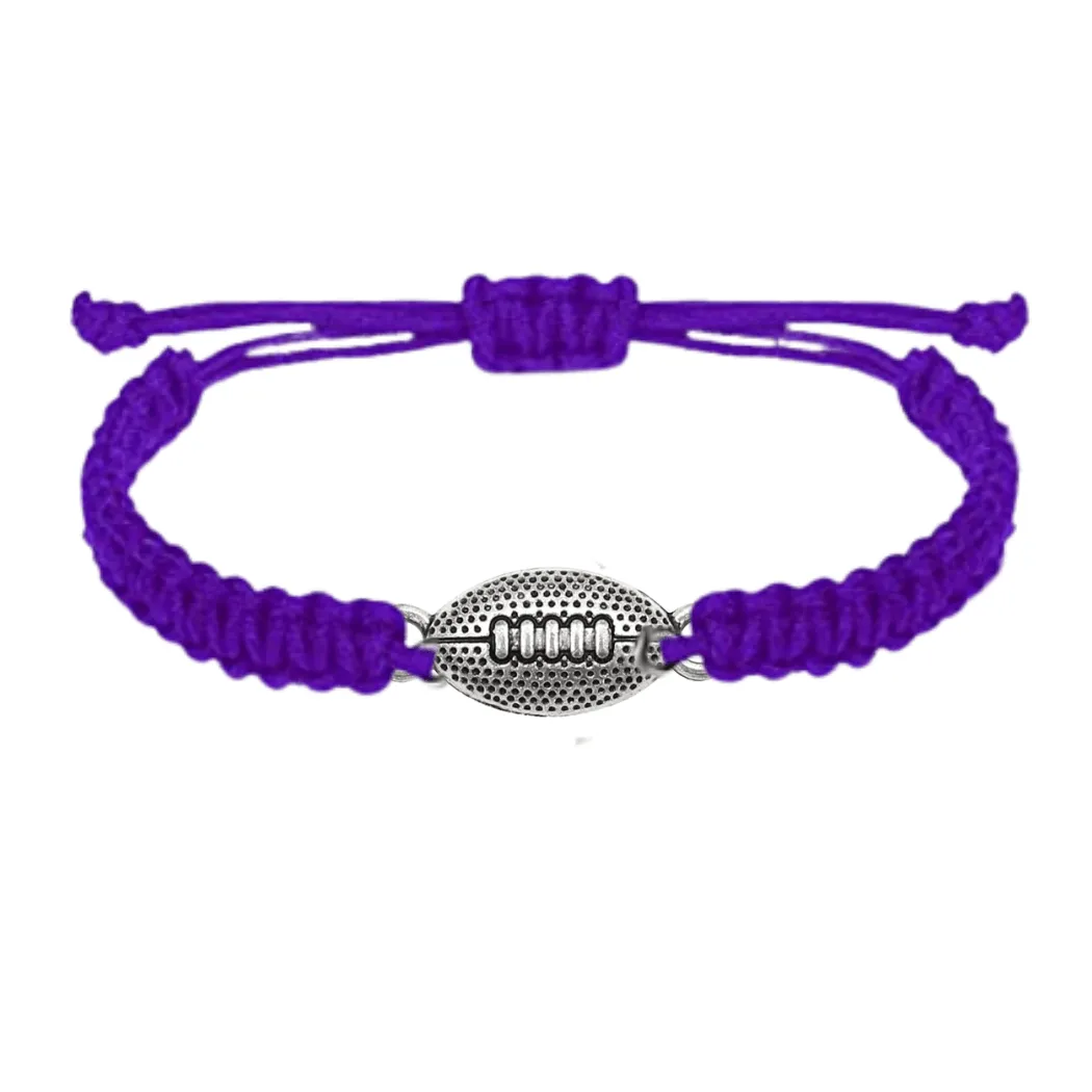 Football Rope Bracelet - Pick Color