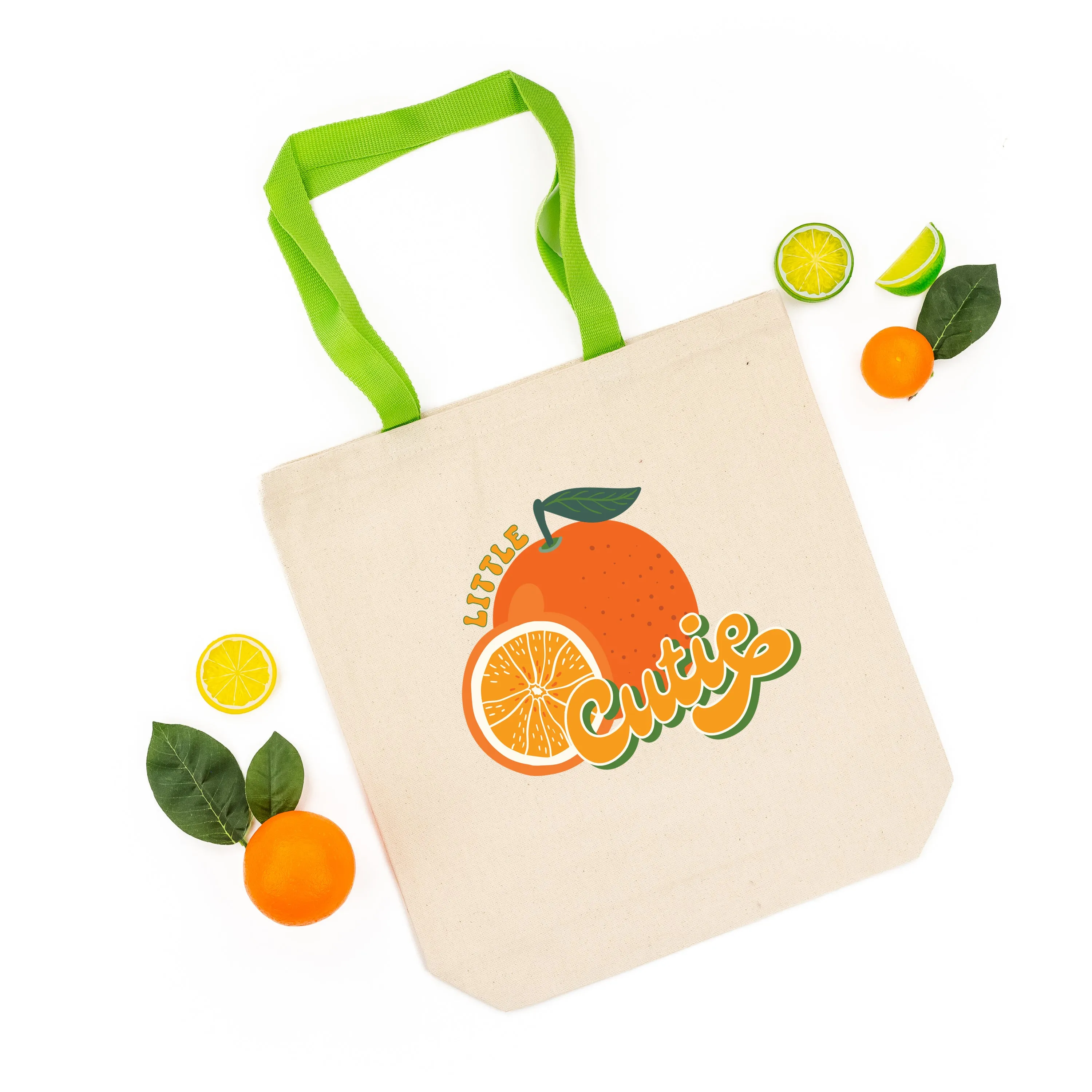 FRUIT TOTE - Choose Your Design and Handle Color