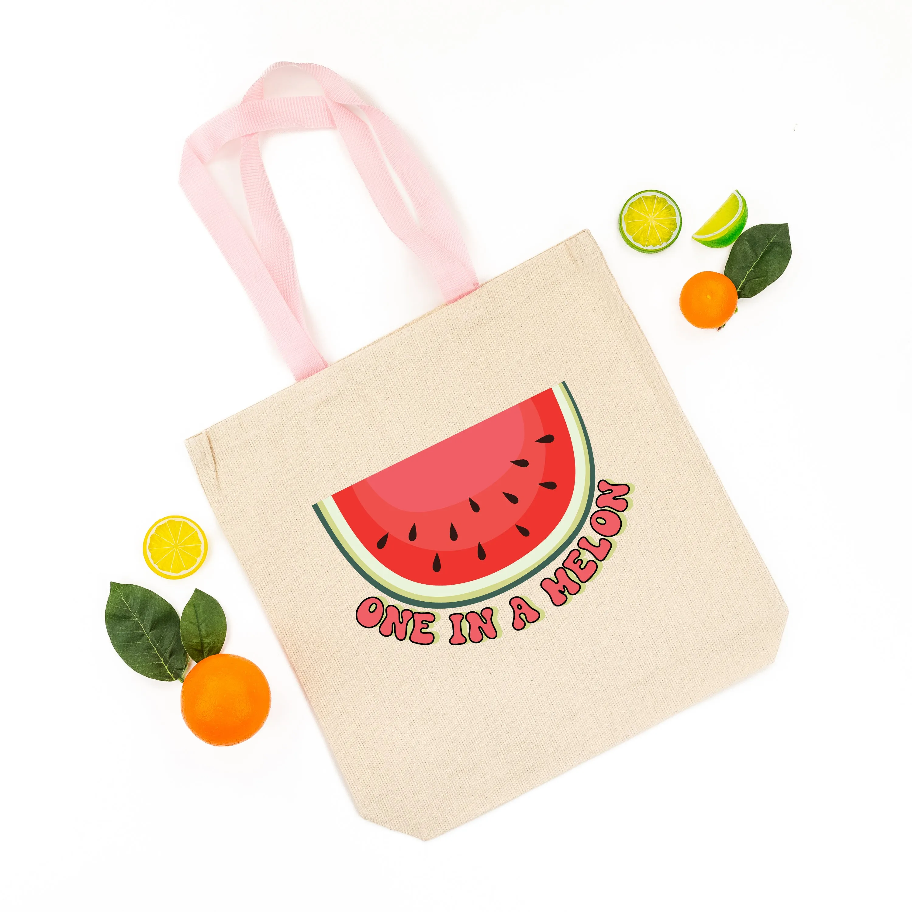 FRUIT TOTE - Choose Your Design and Handle Color