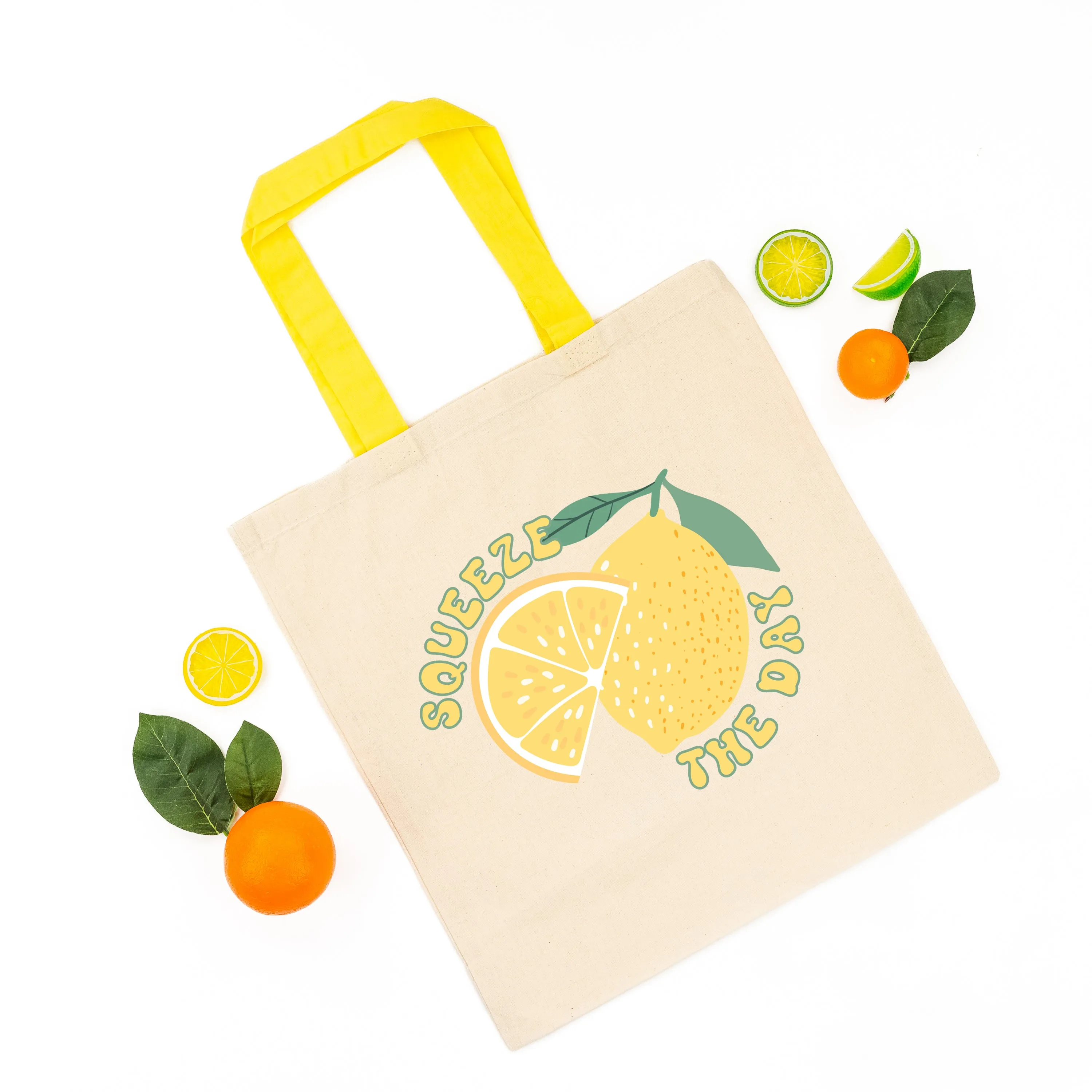 FRUIT TOTE - Choose Your Design and Handle Color