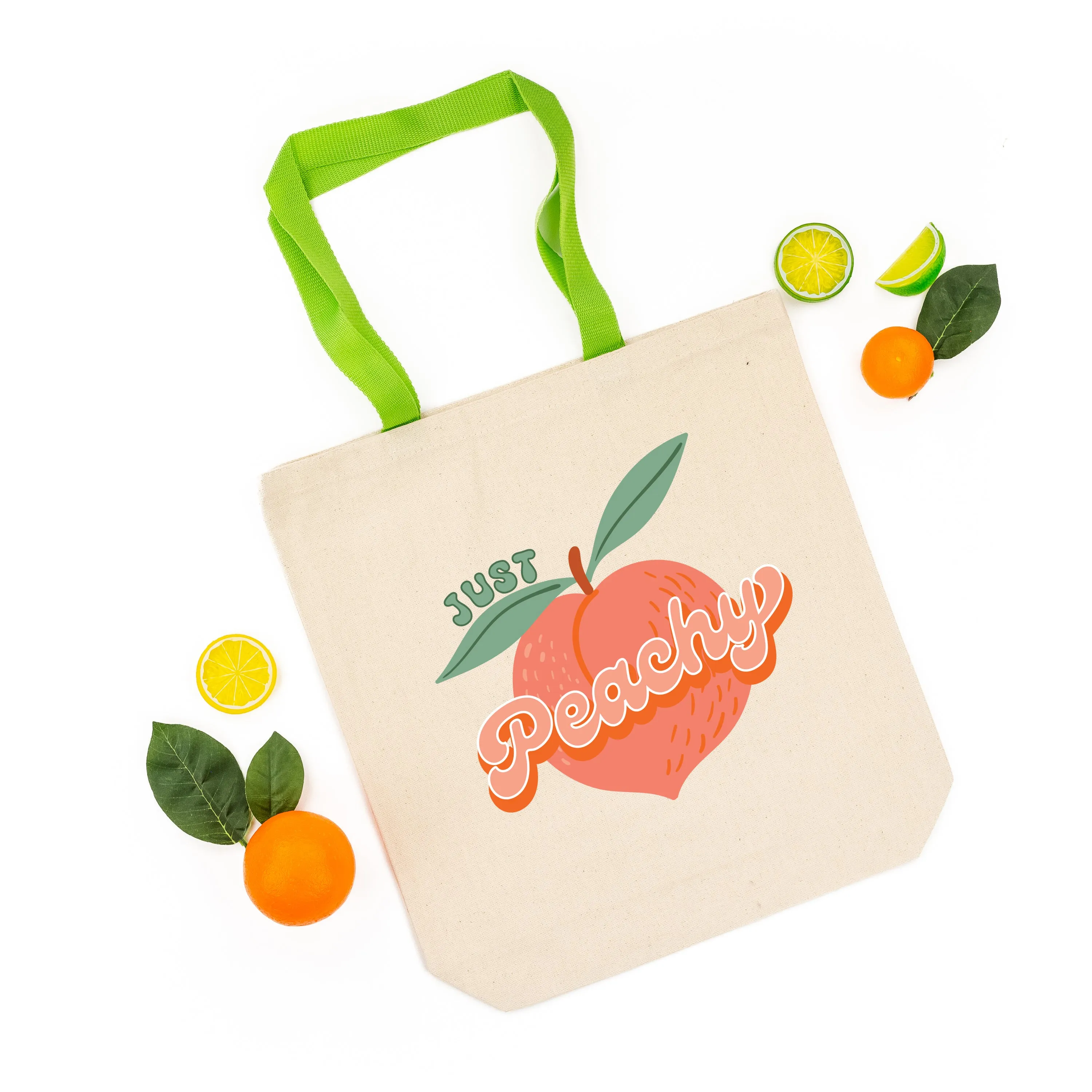 FRUIT TOTE - Choose Your Design and Handle Color