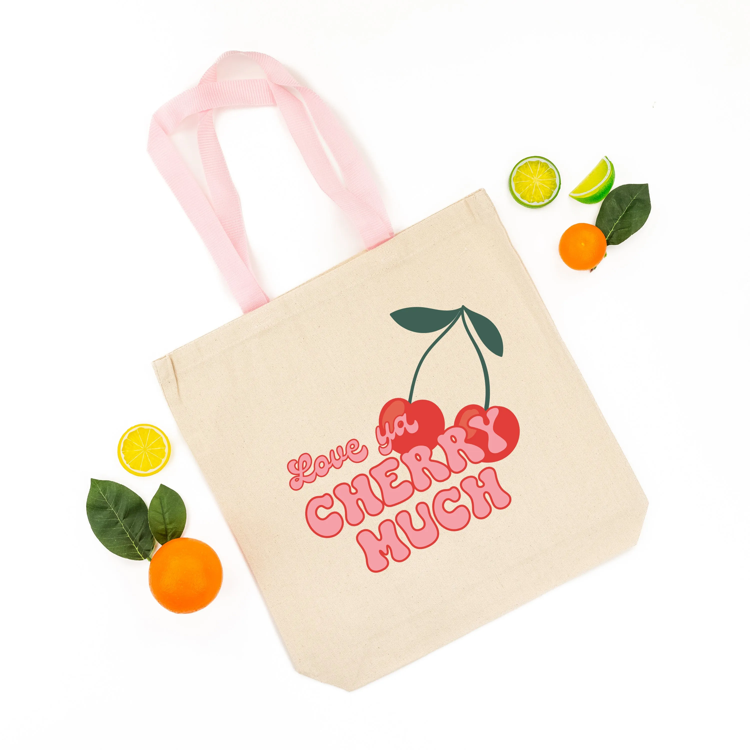 FRUIT TOTE - Choose Your Design and Handle Color