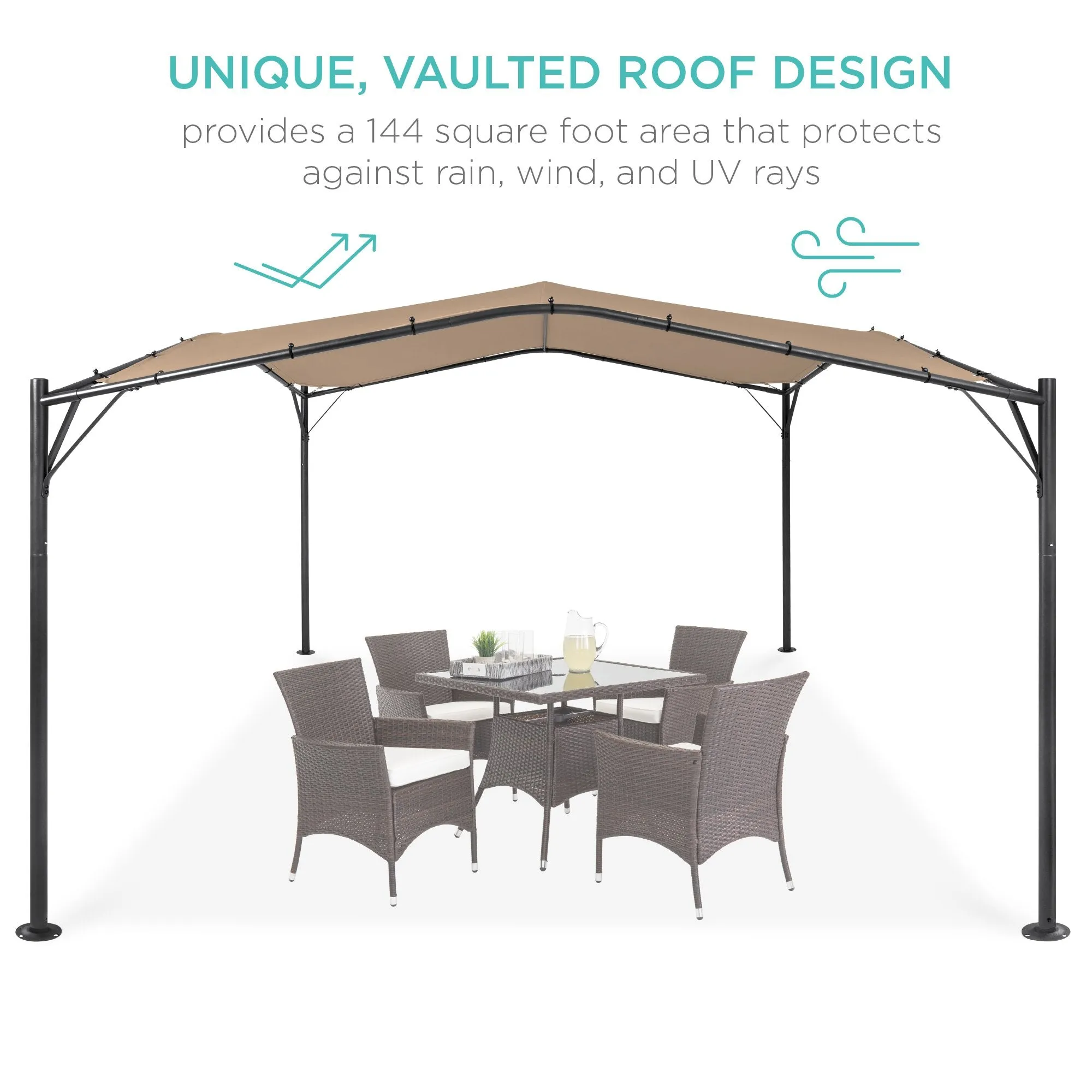 Gazebo Canopy w/ Weighted Bags