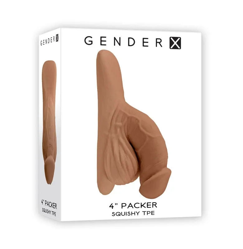 Gender X 4'' PACKER - Medium - Tan Packer