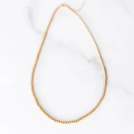 Gold Beaded Necklaces | Stainless Steel Gold