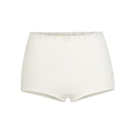 LACE POINTELLE BOY SHORT | BONE