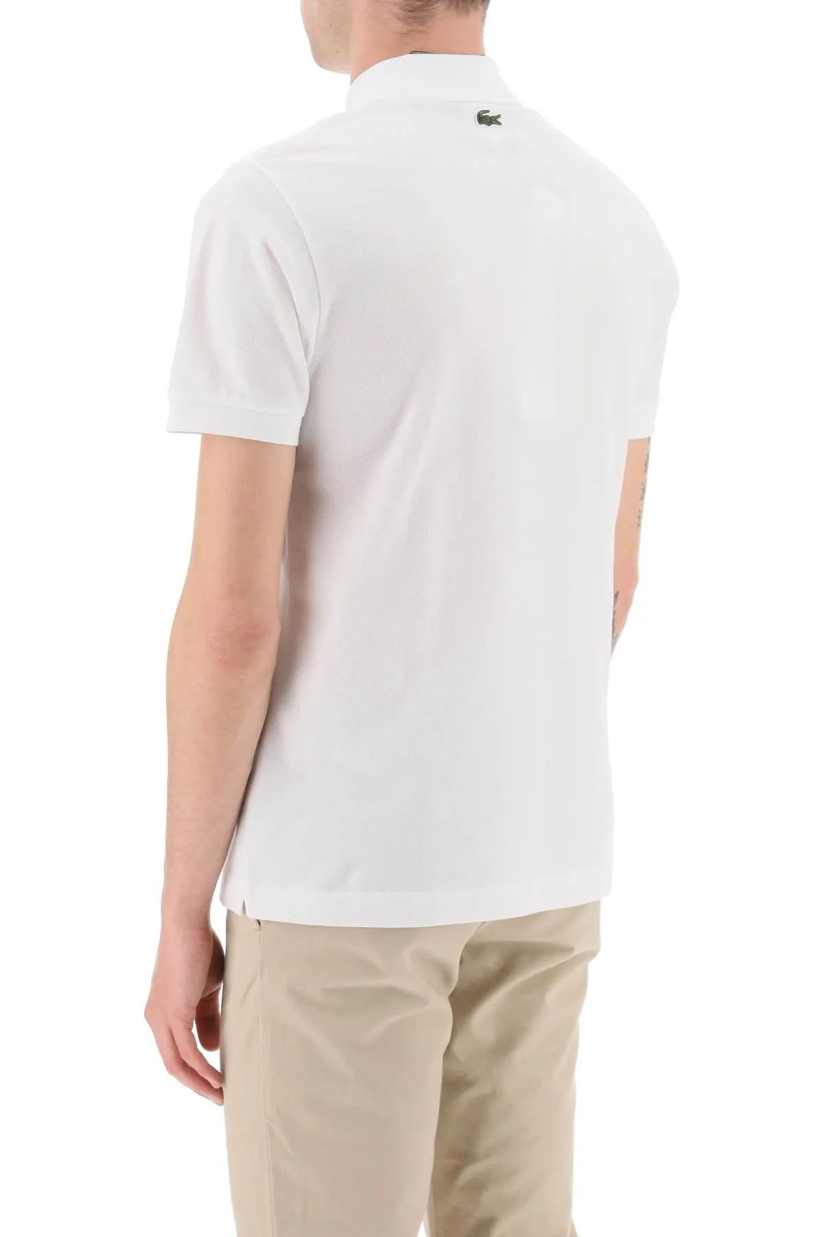 Lacoste netflix lupin polo shirt in organic cotton classic fit