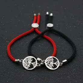 Lucky Rope Friendship Tree of Life Bracelet Charm Matching Bracelet