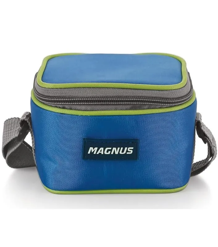 Magnus Mega 2 Stainless Steel Lunch Box Set with Bag - Airtight, Leakproof Tiffin Containers (600 ml), Insulated - Lunch Box for Kids, Lunch Boxes for Office Men & Women, School, Boys, Girls