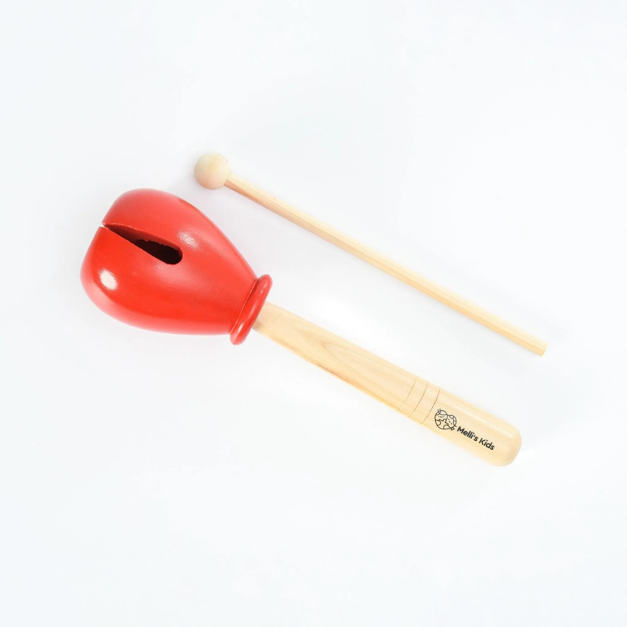 Melli's Kids Wooden Red Tone Block