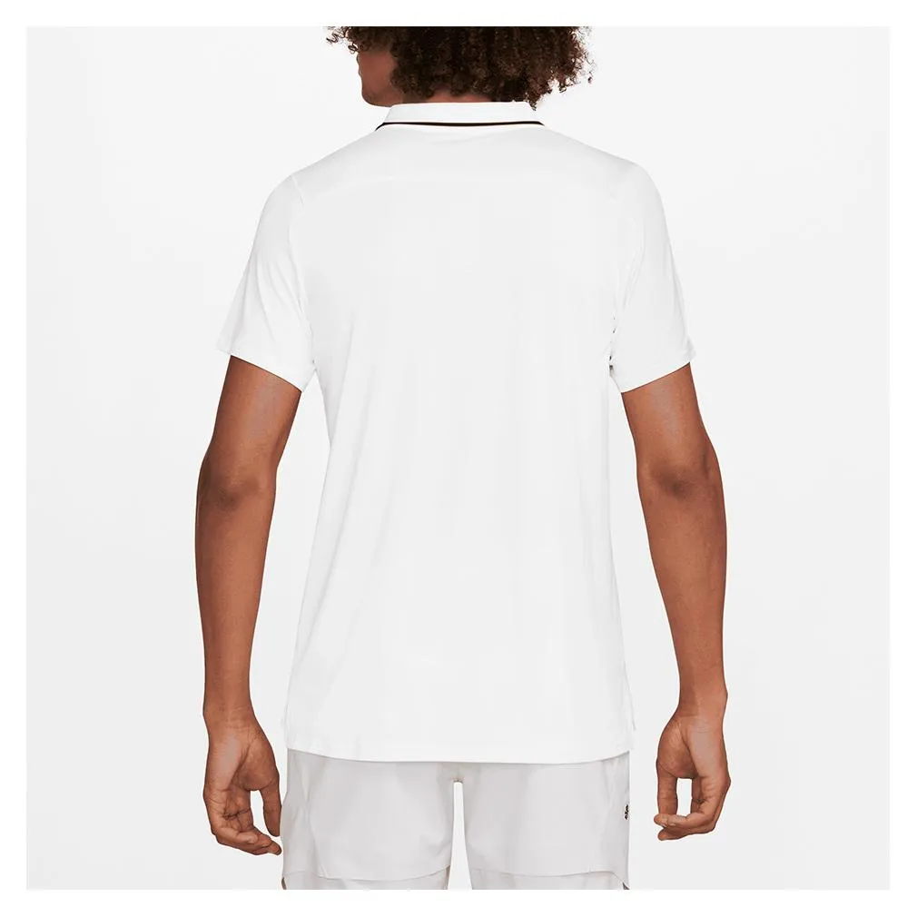 Mens Dri-Fit Advantage Tennis Polo White