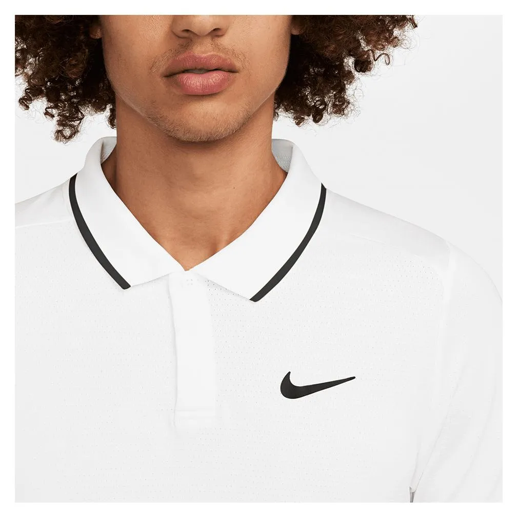 Mens Dri-Fit Advantage Tennis Polo White