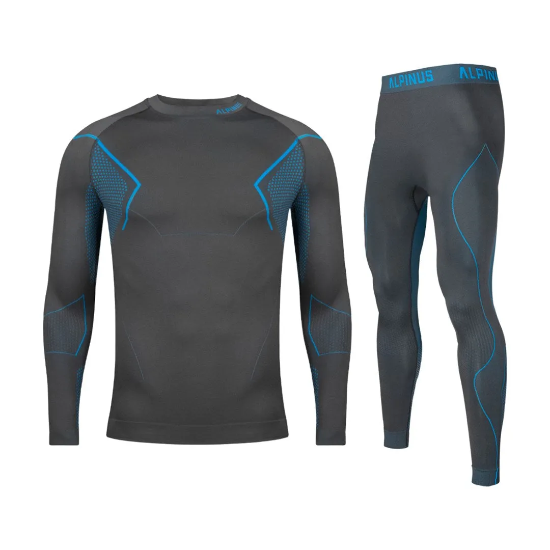 Men's Thermoactive Underwear Alpinus Active Base Layer Set Grey Gt43880