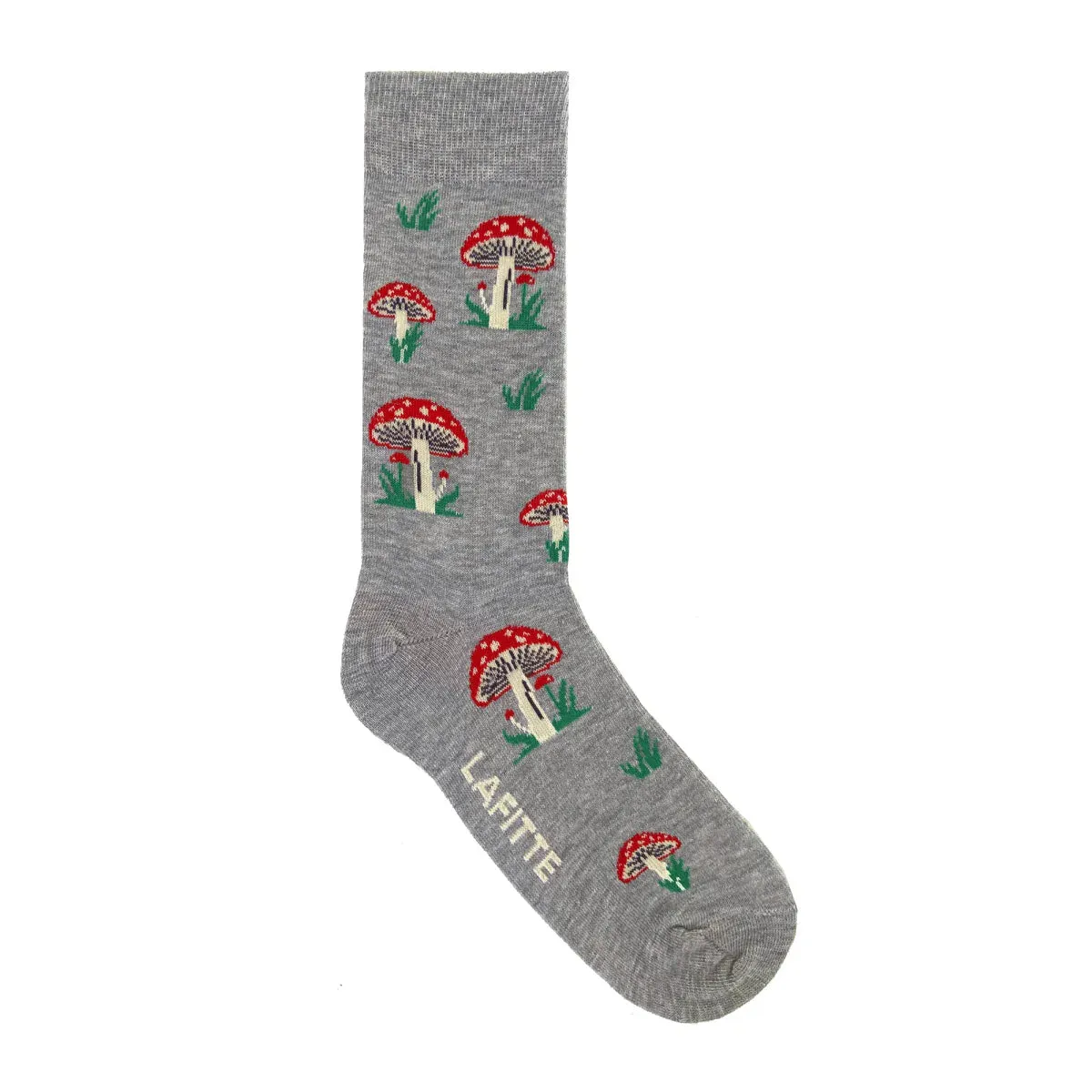 Mushroom Socks in Grey - Aussie Made