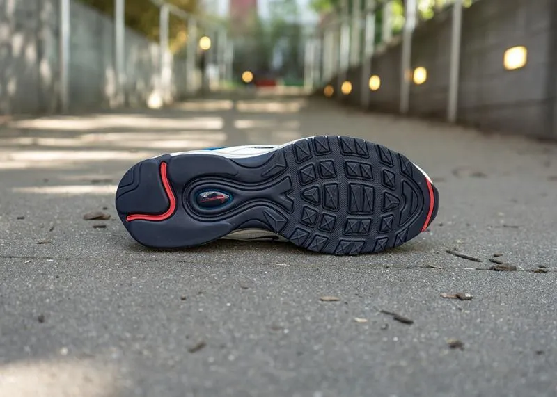 NIKE - Men - Air Max 97 - Obsidian/Red/Blue Taping