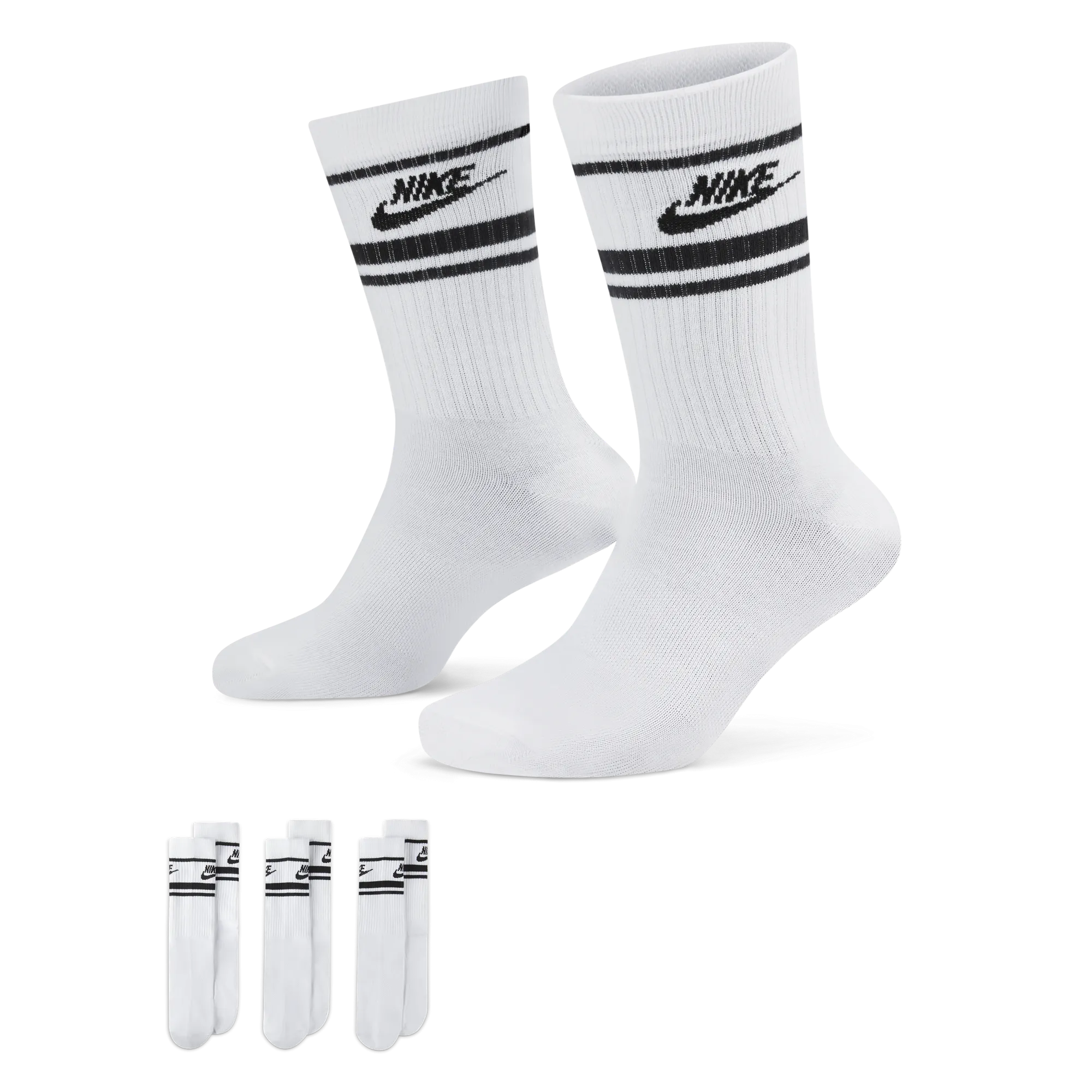 Nike Sportswear Everyday Essential Crew Socks (3 Pairs) DX5089-103