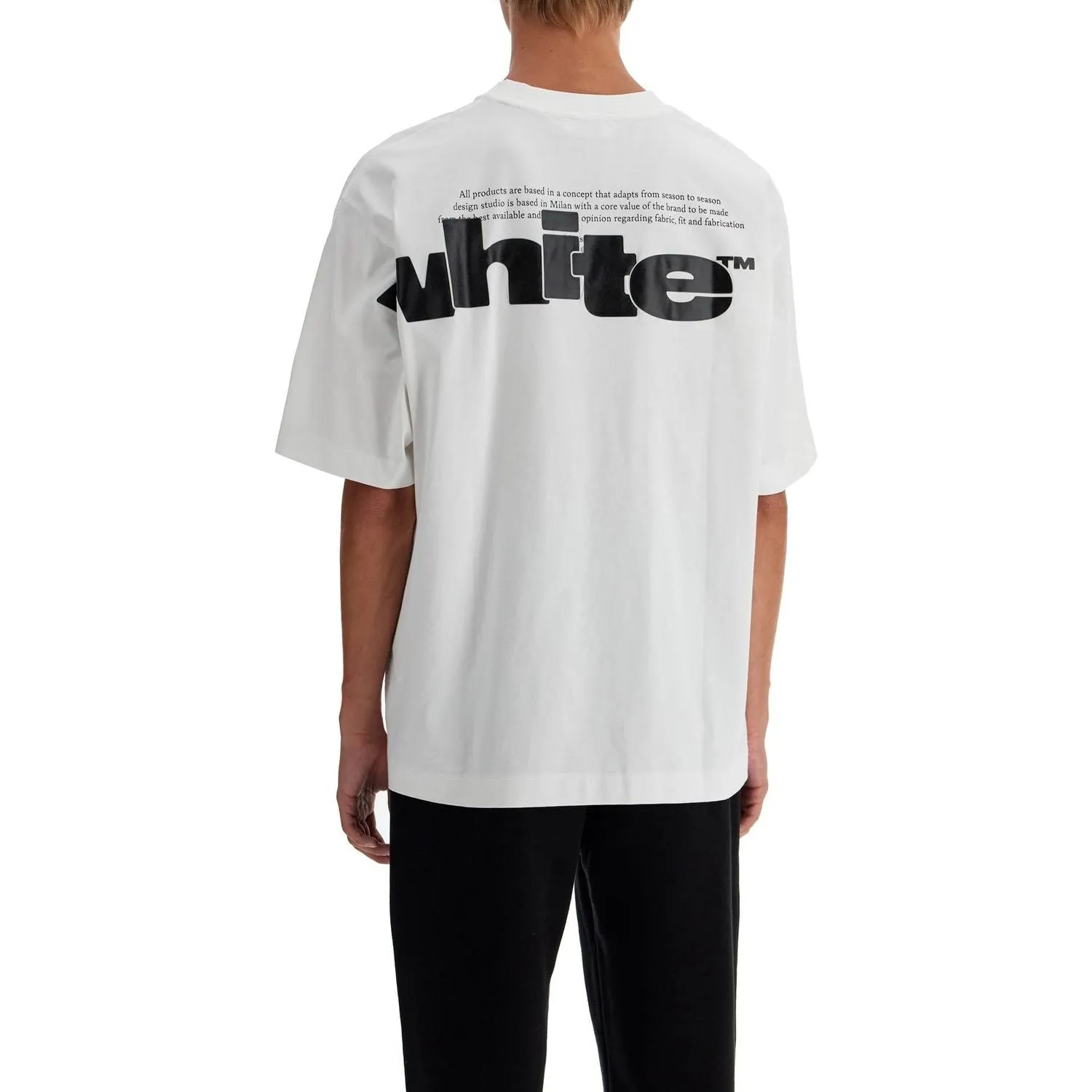 Off-White oversized cotton T-shirt