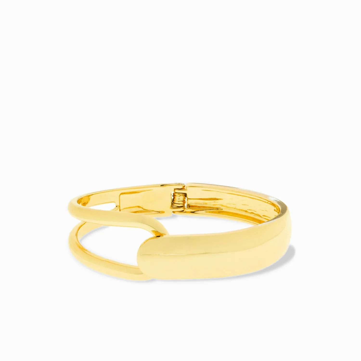 overlap hinge bangle